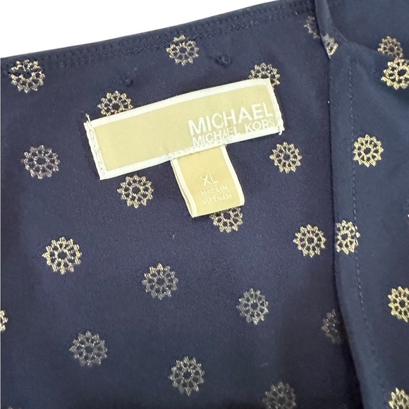 Michael Kors Medallion Foil Print Matte Jersey Slip Dress Size XL - Picture 14 of 17